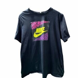 Nike Aqua Futura 100% Cotton Graphic Tee EUC